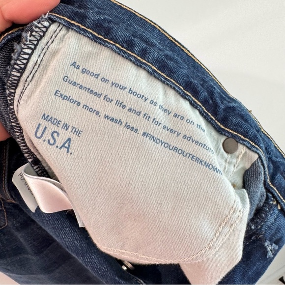 Outerknown S.E.A. Jeans Fillmore Boyfriend Button Fly Size 30 - Picture 6 of 8
